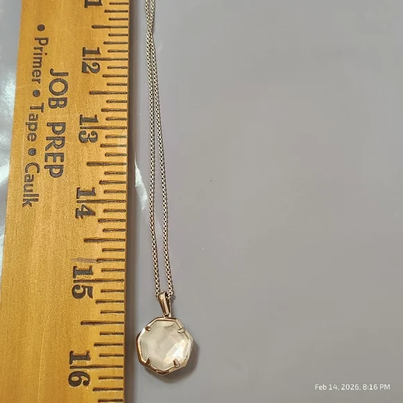 Kendra Scott Necklace 30" Earring Set Long Chain Pendant Drop Earrings - Picture 3 of 4